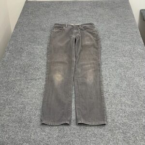 Best Made Co Pants Mens 31x30 Grey Cotton Corduroy Straight Leg Workwear Casual